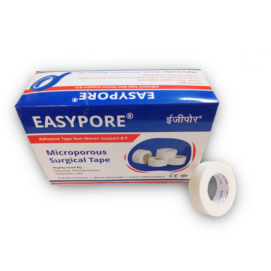 EASYPORE Microporous Paper Tape – 1.25cm x 9.1m – Box of 24 Rolls