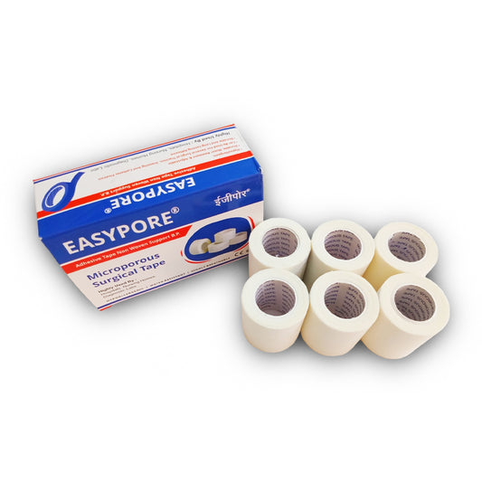 EASYPORE Microporous Paper Tape – 5cm x 9.1m – Box of 6
