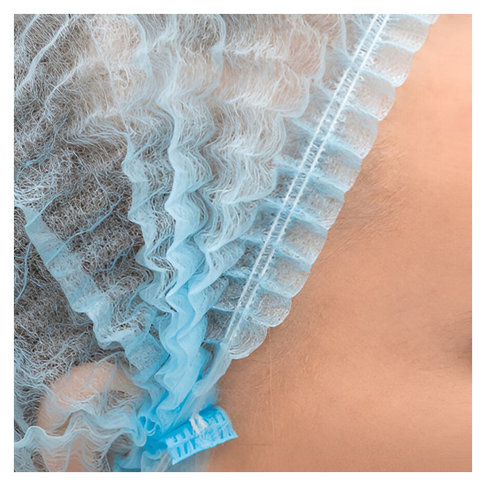 Disposable Bouffant Caps – Non-Woven Hair Cover, 100 Pcs