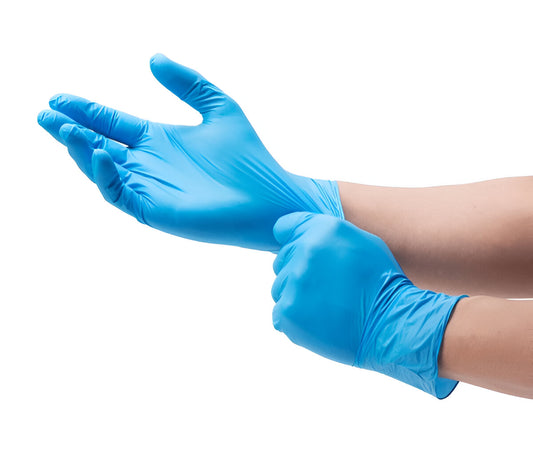 Blue Nitrile Glove Small Non-Sterile, Powder-Free 100 Pcs
