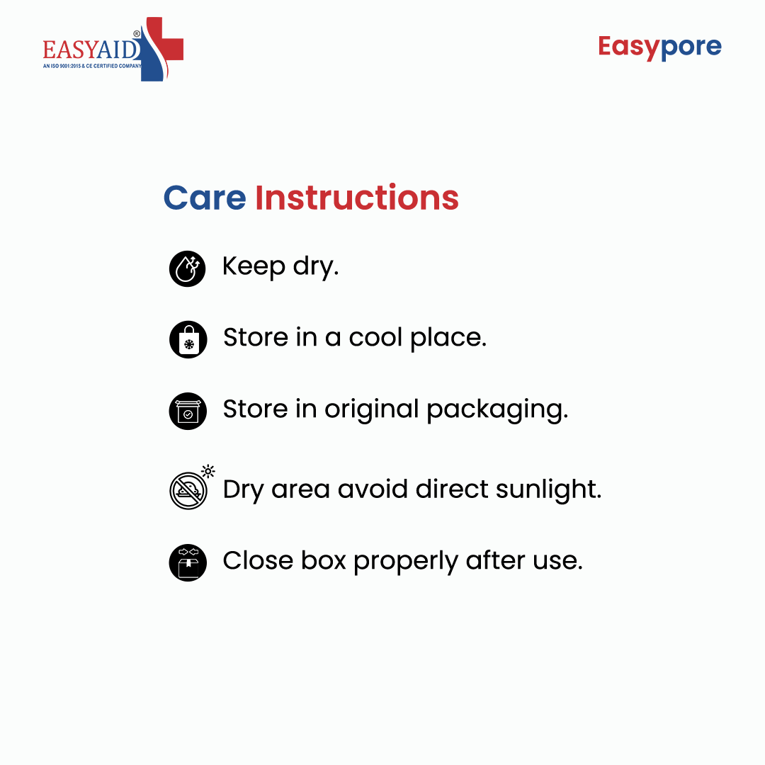 EASYPORE Microporous Paper Tape – 5cm x 9.1m – Box of 6