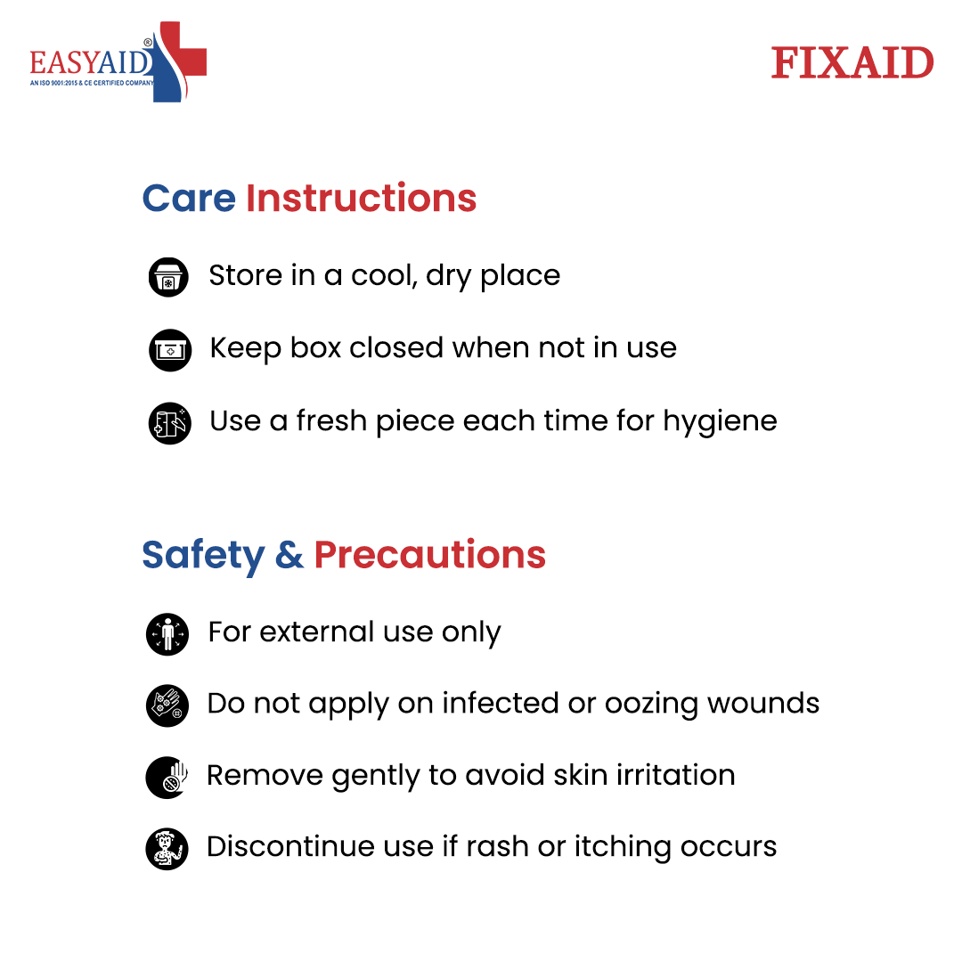 EASYAID Fixaid Plast Adhesive Bandage 10cm x 4m