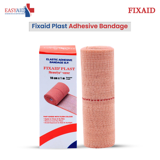 EASYAID Fixaid Plast Adhesive Bandage 10cm x 1m – First Aid