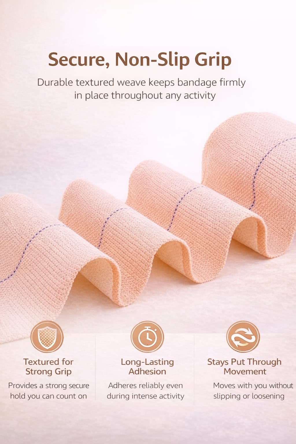 EASYAID Fixaid Plast Elastic Adhesive Bandage With Fast Edges 10cm x 4m (Stretched Length 4/6M)