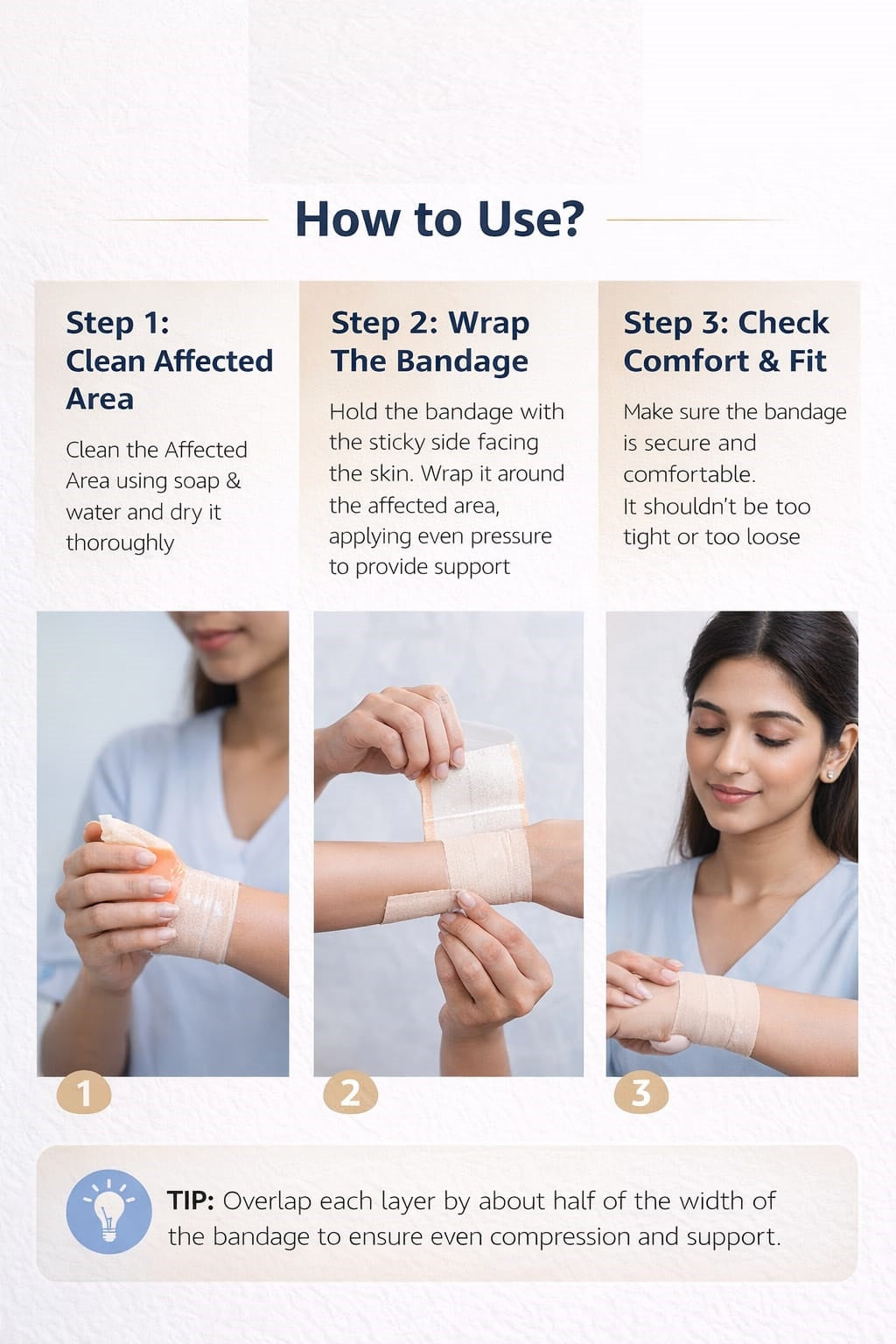 EASYAID Fixaid Plast Adhesive Bandage 10cm x 1m – First Aid