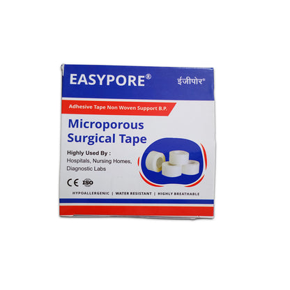 EASYPORE Microporous Paper Tape – 7.5cm x 9.1m – Pack of 4 Rolls