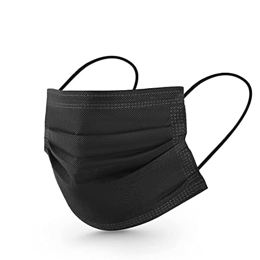 Easyair 3-Ply Disposable Face Mask (Black)