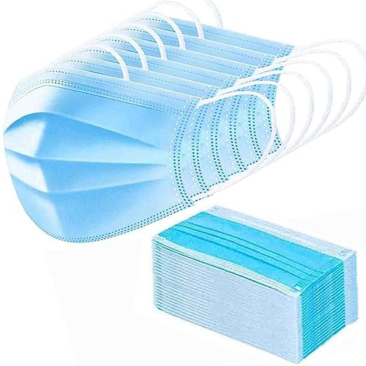 EASYAIR 3-Ply Disposable Face Mask Ear Loop Blue (50 pcs)