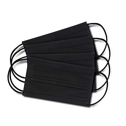 Easyair 3-Ply Disposable Face Mask (Black)