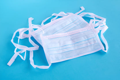 Easyair 3-Ply Disposable Tie Mask (Black)